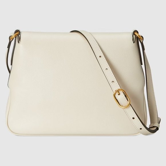 Gucci Small Messenger Bag with Double G in White - Picture 3 of 7